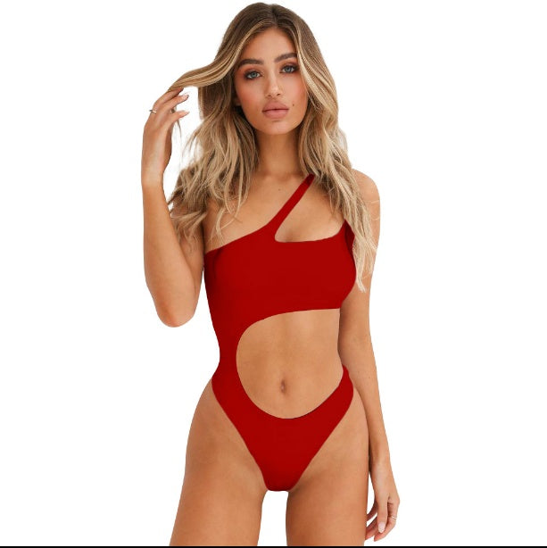 New hollow bikini one-piece swimsuit
