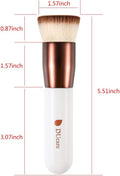 Foundation Brush Kabuki Make up Brush Flat Top Makeup Brushes Perfect for Blending Liquid, Cream or Flawless Powder Cosmetics - Buffing, Stippling, Concealer