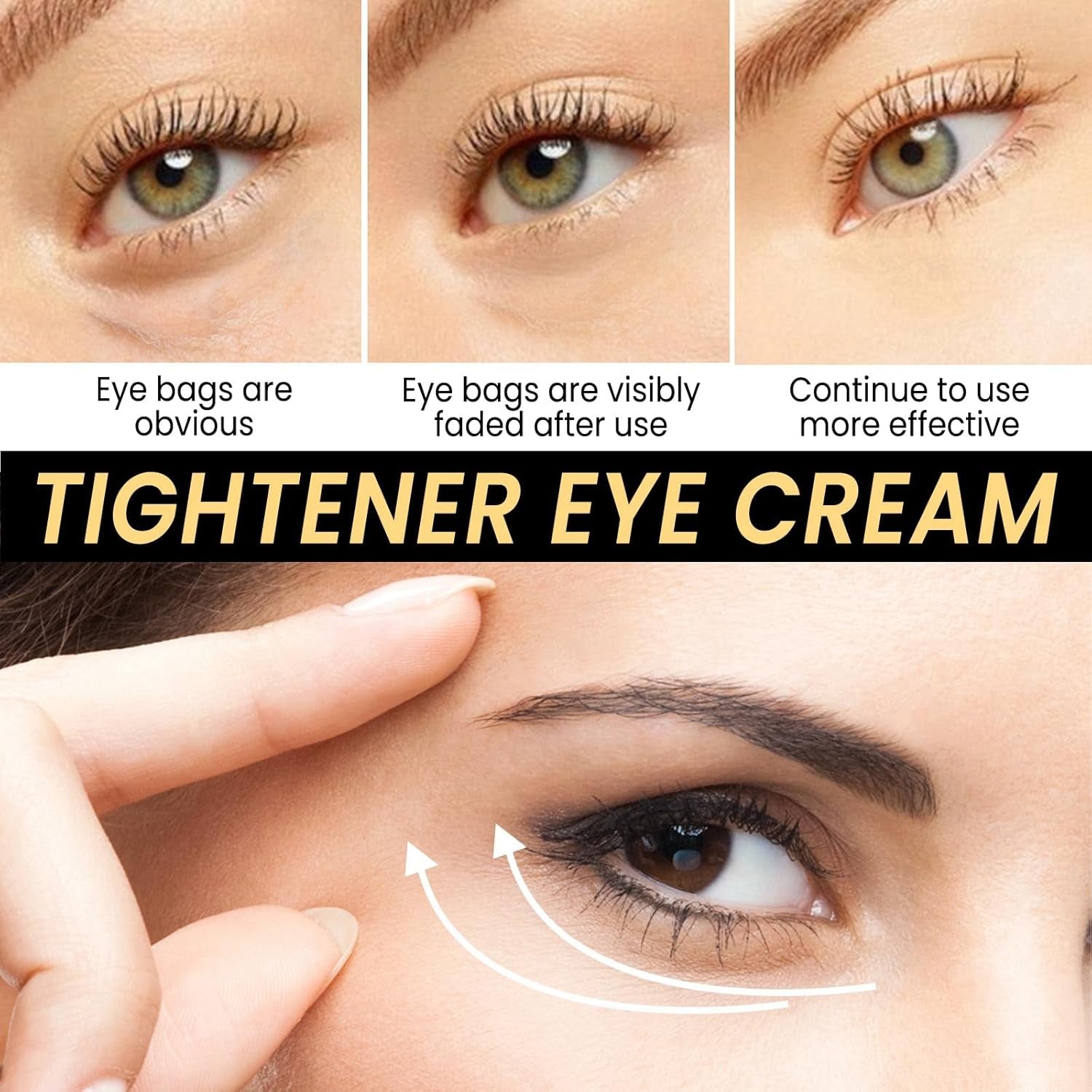 Retinol Eye Cream,Eye Cream for Dark Circles and Puffy Eyes,Anti-Age Eye Cream,Eye Cream for Wrinkles with Hyaluronic Acid and Caffeine,Anti-Wrinkle Eye Cream,Instant Wrinkle Remover for Men and Women