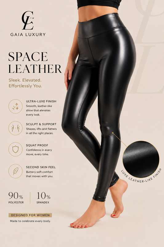 Space Leather Leggings