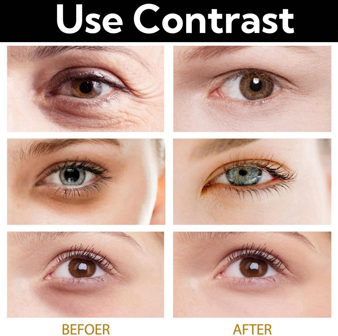 Retinol Eye Cream,Eye Cream for Dark Circles and Puffy Eyes,Anti-Age Eye Cream,Eye Cream for Wrinkles with Hyaluronic Acid and Caffeine,Anti-Wrinkle Eye Cream,Instant Wrinkle Remover for Men and Women