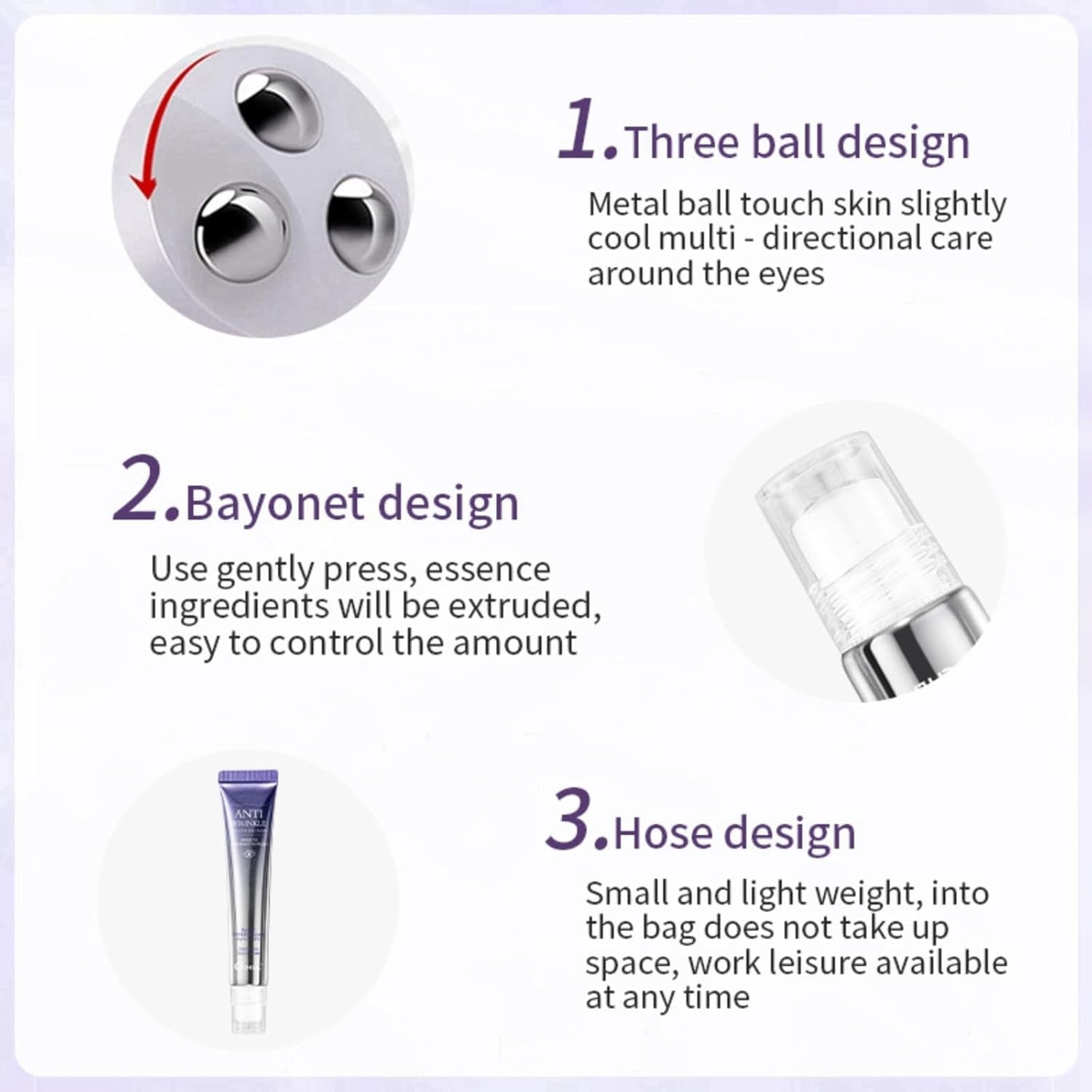 Retinol Eye Cream,Eye Cream for Dark Circles and Puffy Eyes,Anti-Age Eye Cream,Eye Cream for Wrinkles with Hyaluronic Acid and Caffeine,Anti-Wrinkle Eye Cream,Instant Wrinkle Remover for Men and Women
